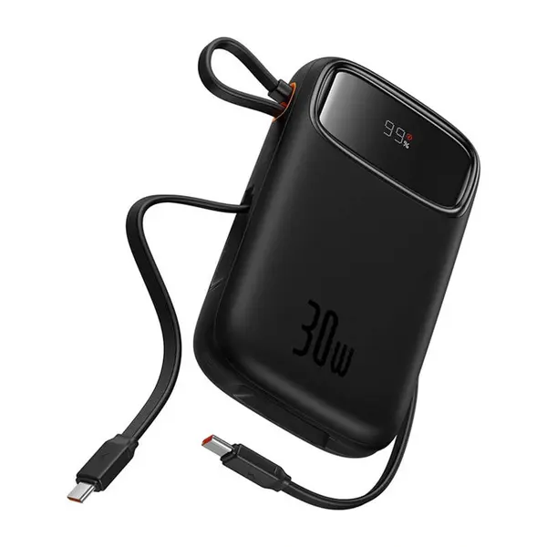 Baseus QPow 2 10000mAh 30W 2xUSB-C powerbank (black)
