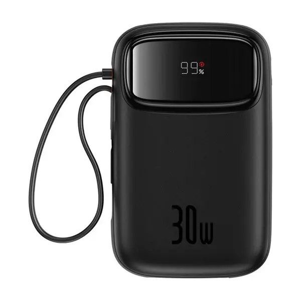 Baseus QPow 2 10000mAh 30W 2xUSB-C powerbank (black)