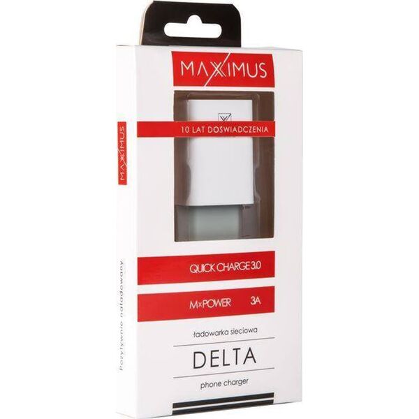 Ładowarka Maxximus Ład. sieć. Maxximus Delta 3A QUICK CHARGE 3.0