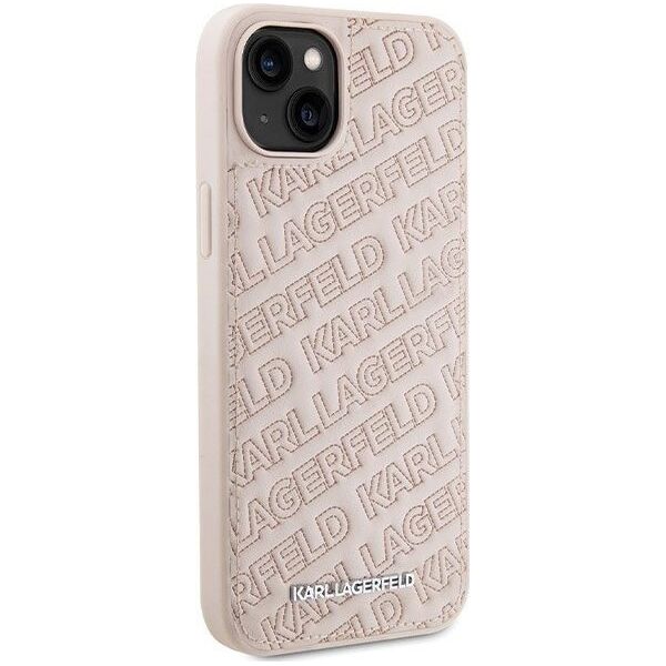 Karl Lagerfeld Karl Lagerfeld KLHCP15MPQKPMP iPhone 15 Plus 6.7" różowy/pink hardcase Quilted K Pattern