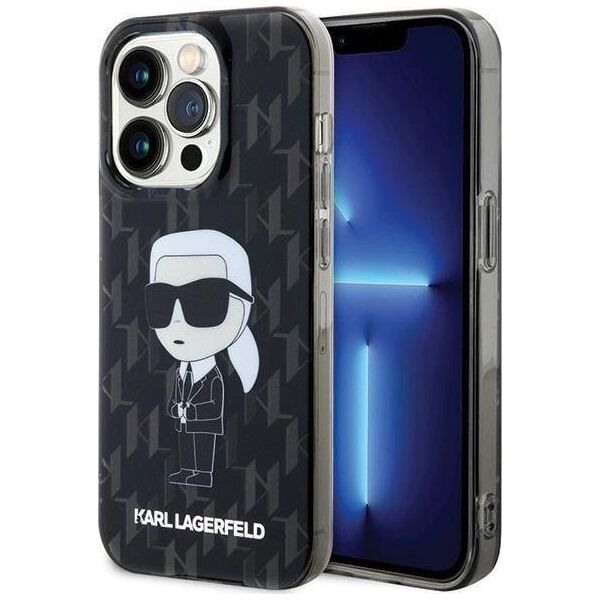 Karl Lagerfeld Karl Lagerfeld KLHCP15XHNKMKLK iPhone 15 Pro Max 6.7" czarny/black hardcase Monogram Ikonik