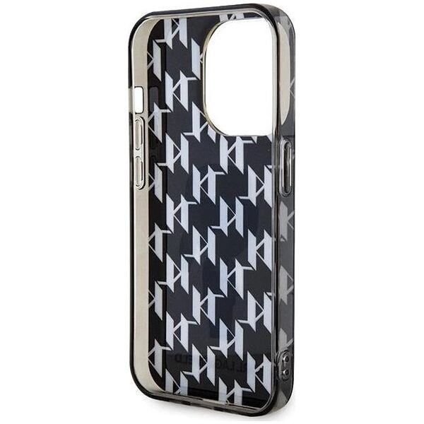 Karl Lagerfeld Karl Lagerfeld KLHCP15XHNKMKLK iPhone 15 Pro Max 6.7" czarny/black hardcase Monogram Ikonik