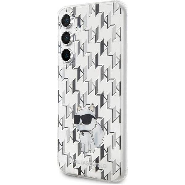 Karl Lagerfeld Etui Karl Lagerfeld KLHCS23FEHNCMKLT Samsung Galaxy S23 FE hardcase Monogram Choupette transparent