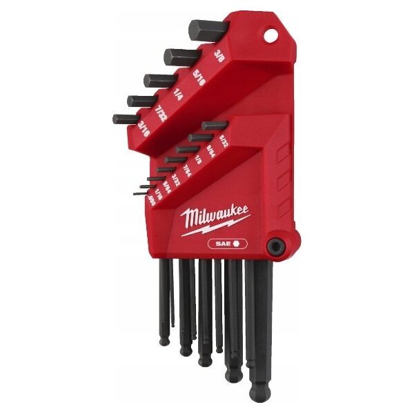Milwaukee MILWAUKEE KLUCZ IMBUS ZESTAW IMPERIALNY 13szt.
