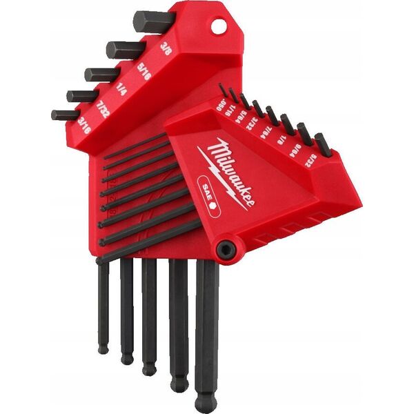 Milwaukee MILWAUKEE KLUCZ IMBUS ZESTAW IMPERIALNY 13szt.
