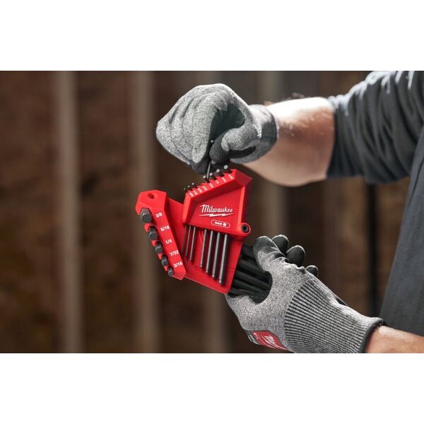 Milwaukee MILWAUKEE KLUCZ IMBUS ZESTAW IMPERIALNY 13szt.