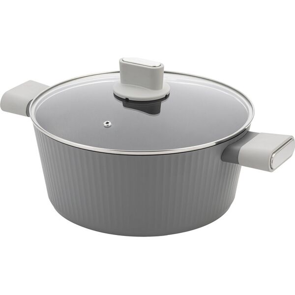 Florina Garnek aluminiowy z pokrywką Florina Serrano 28 cm 6,1 l