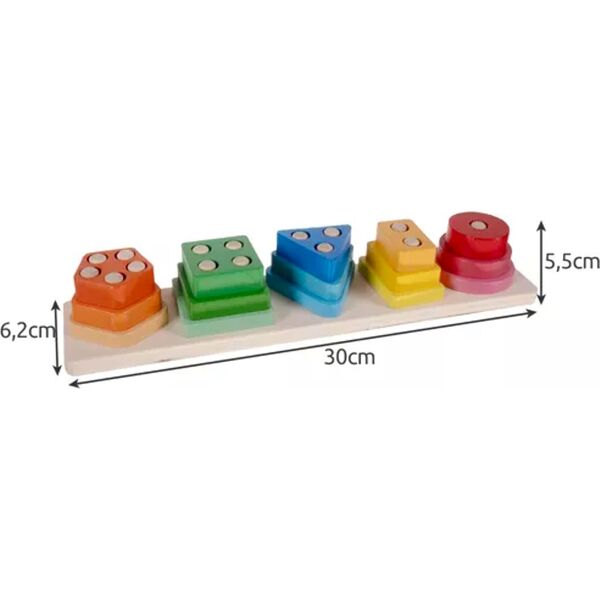 Kruzzel Sorter- układanka drewniana Kruzzel 22492