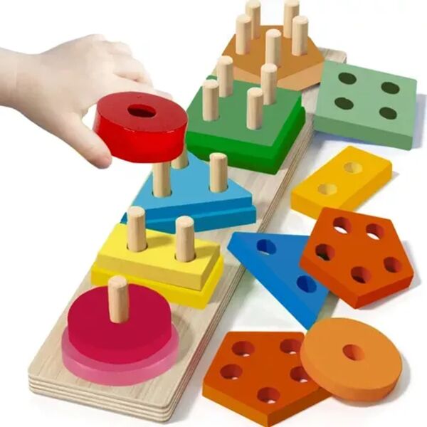 Kruzzel Sorter- układanka drewniana Kruzzel 22492