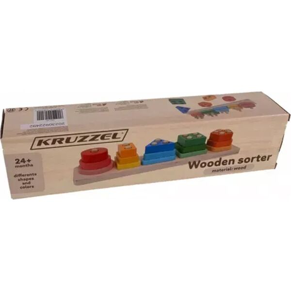 Kruzzel Sorter- układanka drewniana Kruzzel 22492
