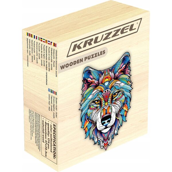 Kruzzel Układanka drewniana- puzzle Kruzzel 24552