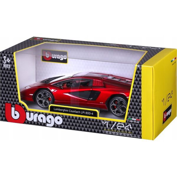 Bburago BBU 1:24 Lamborghini CountachLPI 800-4 Red 21102RD