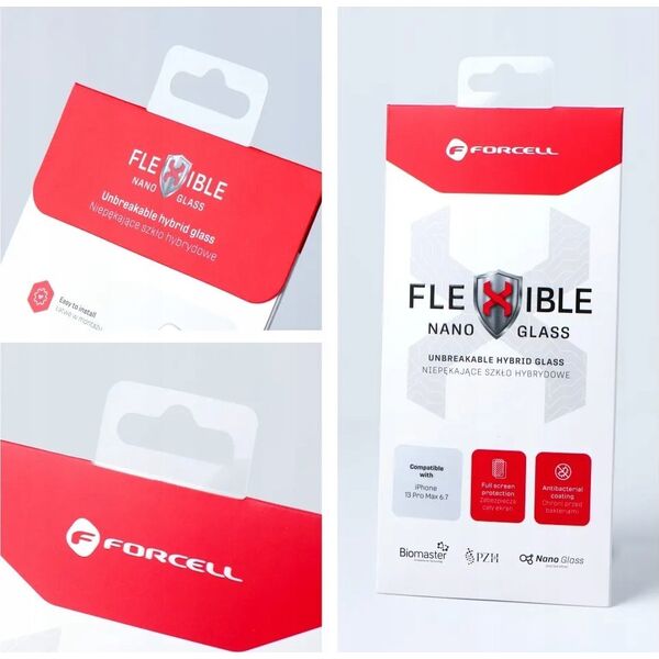 ForCell Forcell Flexible Nano Glass - szkło hybrydowe do Samsung Galaxy A54 5G/S23FE
