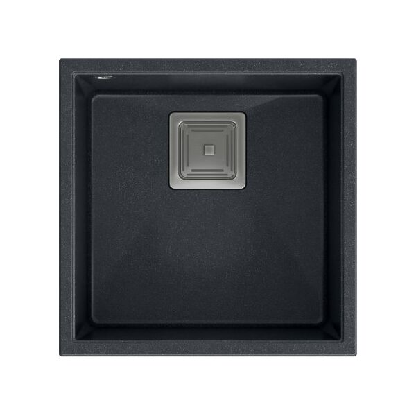 Zlewozmywak Quadron DAVID 40 GraniteQ black diamond/elementy stalowe