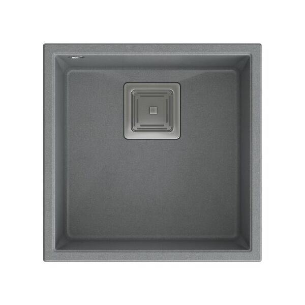 Zlewozmywak Quadron DAVID 40 GraniteQ silver stone/elementy stalowe