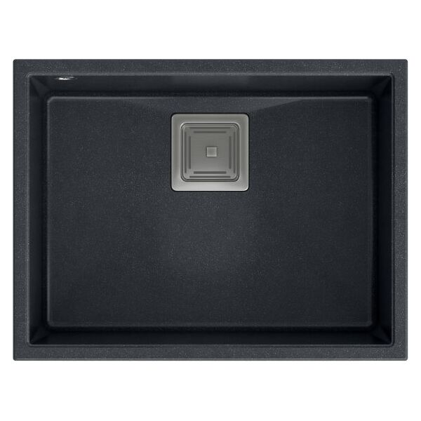 Zlewozmywak Quadron DAVID 50 GraniteQ black diamond/elementy stalowe