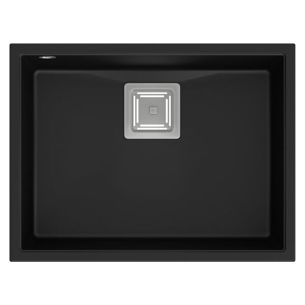 Zlewozmywak Quadron DAVID 50 GraniteQ pure carbon/elementy stalowe