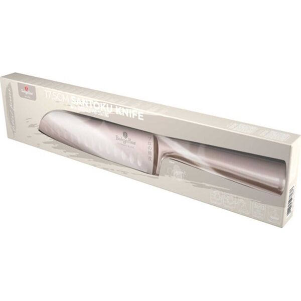 STALOWY NÓŻ SANTOKU BERLINGER HAUS 17,5cm BH-2935 ROSE GOLD