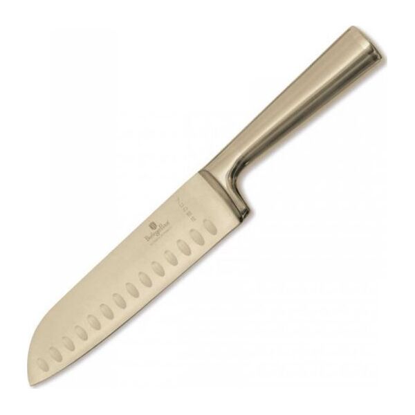 STALOWY NÓŻ SANTOKU BERLINGER HAUS 17,5cm BH-2829 GOLD