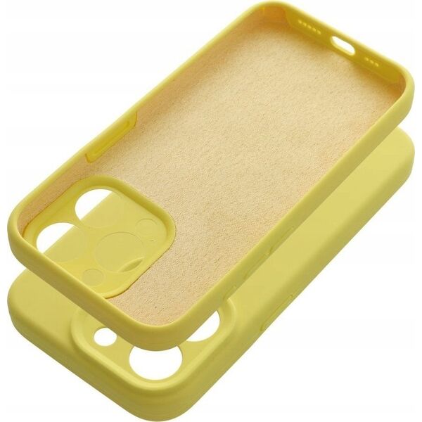 OEM Futerał SILICONE 2mm do IPHONE 11 żółty