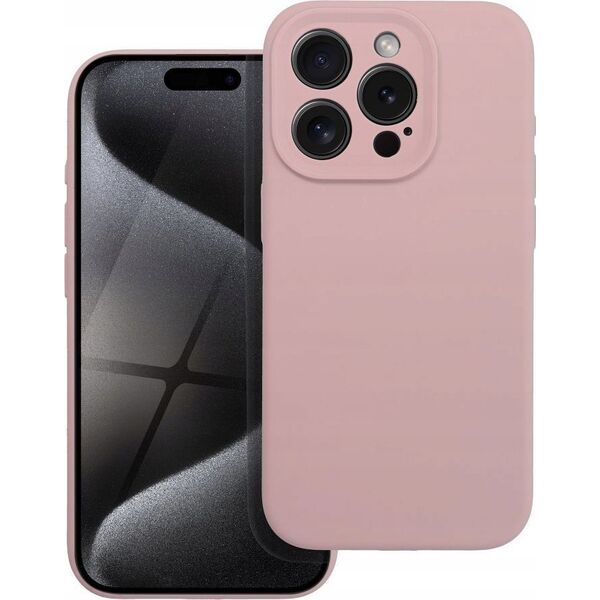 OEM Futerał SILICONE 2mm do IPHONE 15 Pro róż