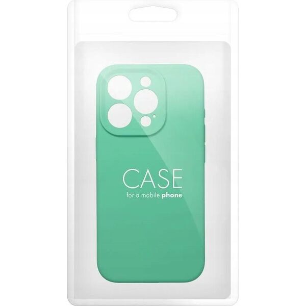 OEM Futerał SILICONE 2mm do IPHONE 15 Pro miętowy