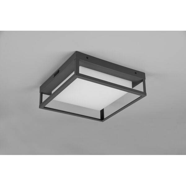 DELIGHT Trio Witham 677860142 plafon lampa sufitowa zewnętrzna IP54 1x14W LED 2300-4000K antracytowy