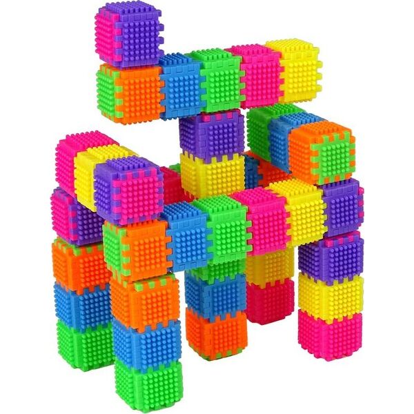 Lean Sport Klocki Wafle Kolorowe Torba 182 Sztuki