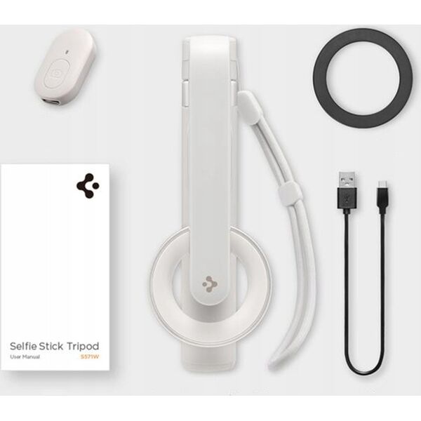 Selfie stick Spigen Spigen MagSafe Tripod Selfie Stick, dune beige