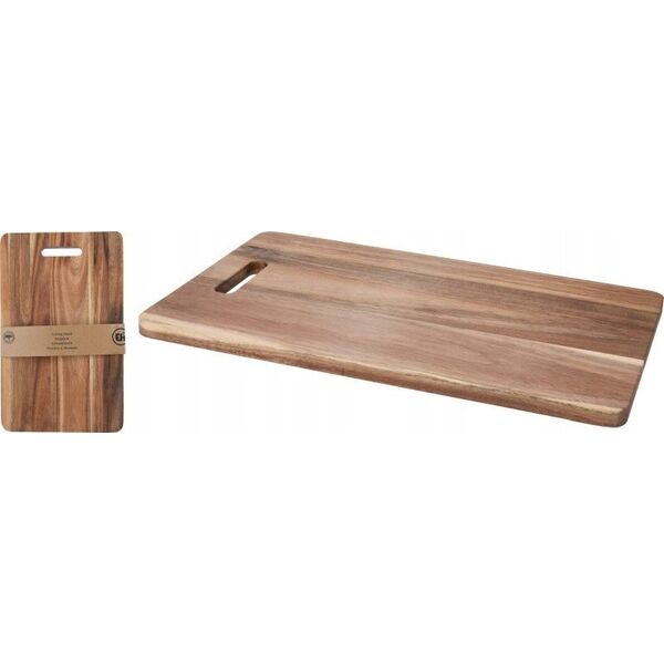 Deska do krojenia drewniana akcja WOOD, 40 x 25 x 1 cm