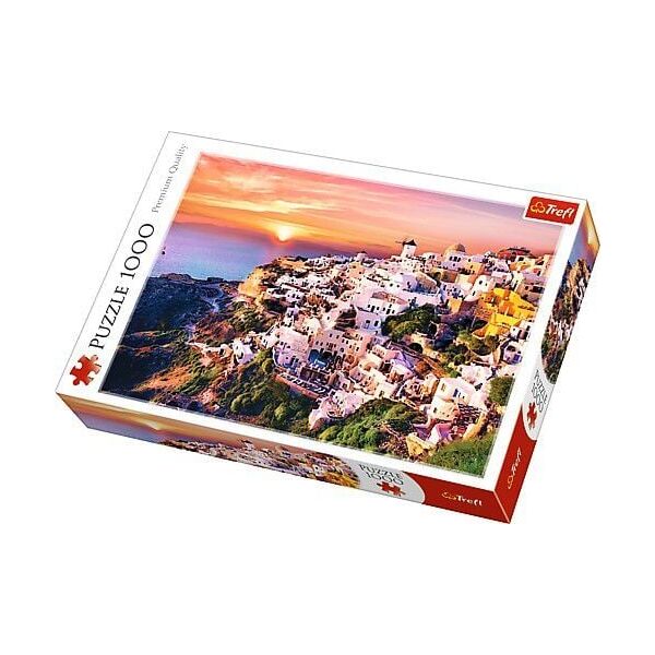 Trefl Puzzle Zachód słońca nad Santorini 1000 el. (10435)