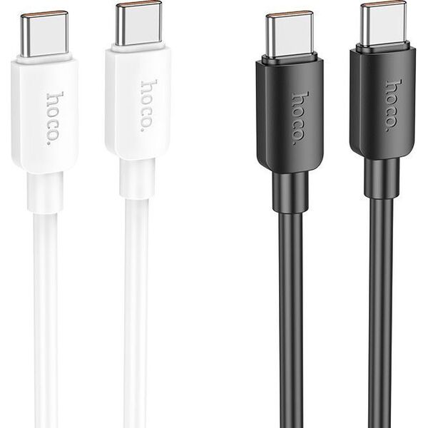 Kabel USB Hoco HOCO kabel Typ C do Typ C PD 6A 100W X96 1 m biały