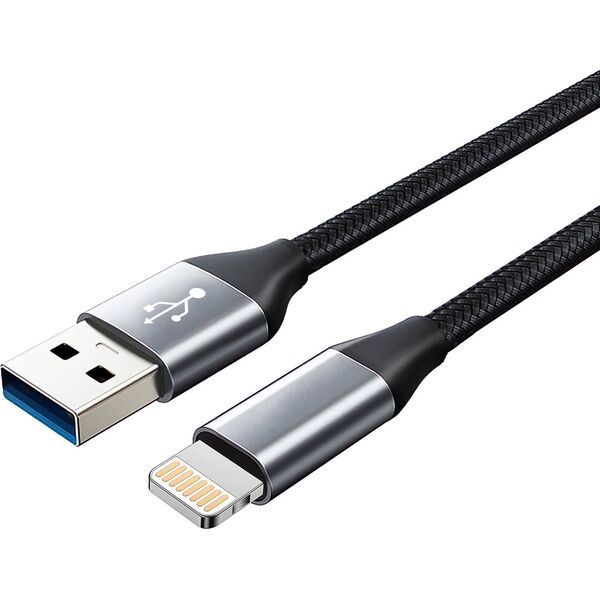 Kabel USB Montis USB-A - Lightning 2 m Czarny (MT047)