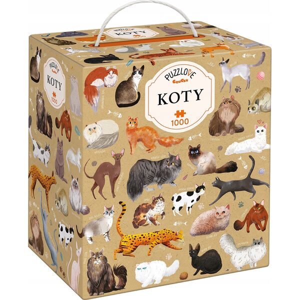NICI Puzzlove CzuCzu Koty 1000 elementów