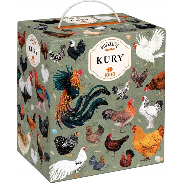 Czuczu Puzzlove CzuCzu Kury 1000el puzzle rodzinne