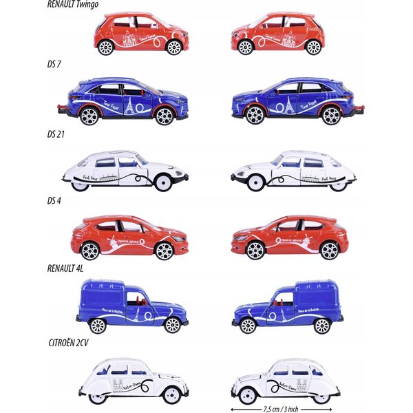 Simba Majorette French Touch Premium cars 6wz 205-5011