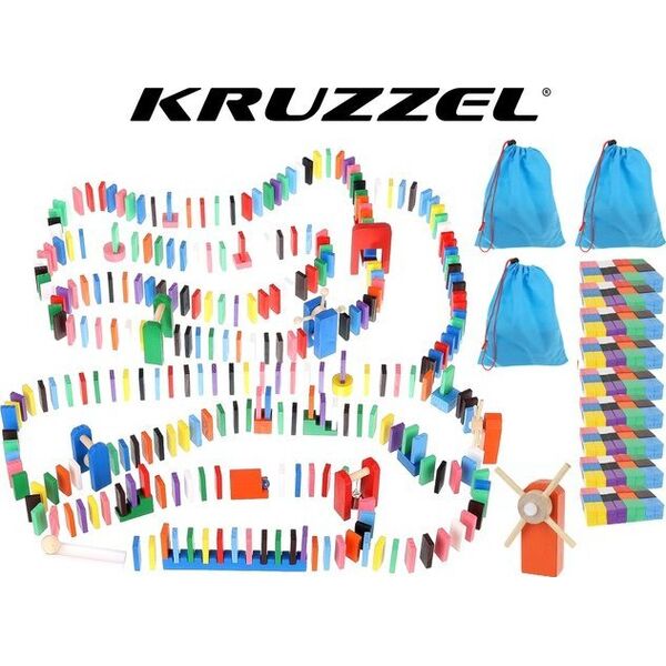 Kruzzel Domino drewniane 1080 el