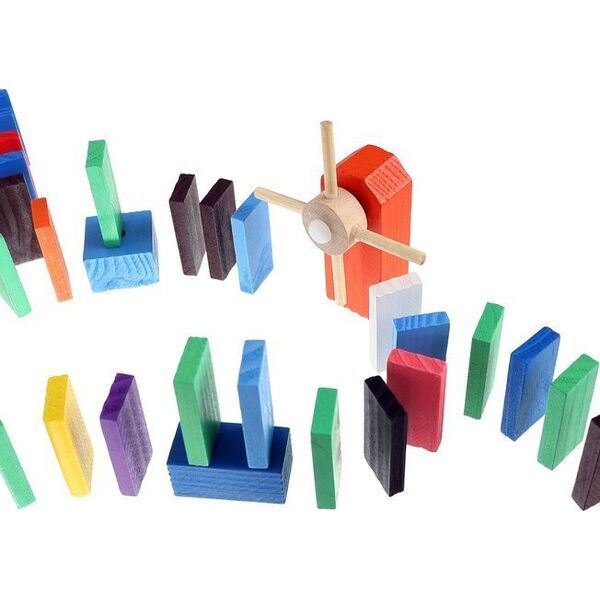 Kruzzel Domino drewniane 1080 el