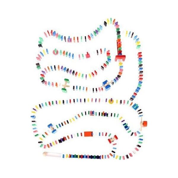 Kruzzel Domino drewniane 1080 el