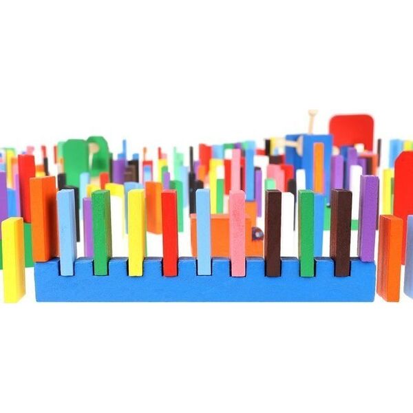 Kruzzel Domino drewniane 1080 el