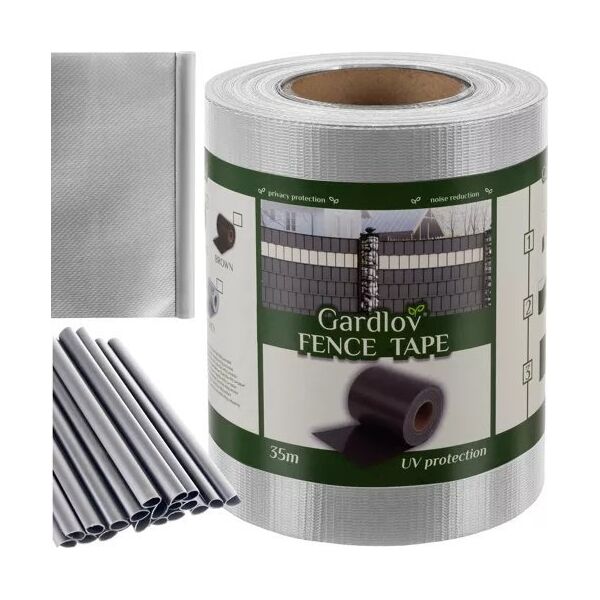 Gardlov Taśma ogrodzeniowa 19cmx35m 450g/m2 szara 23697
