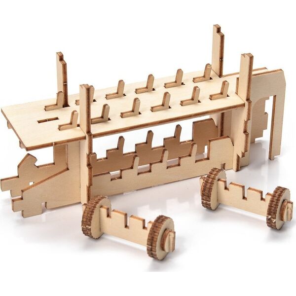 Little-Story Little Story Drewniane Puzzle Model 3D - Autobus