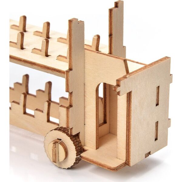 Little-Story Little Story Drewniane Puzzle Model 3D - Autobus