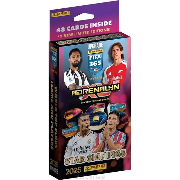 STAR SIGNINGS FIFA 365 2025 PANINI 48 kart + 2 limitowane