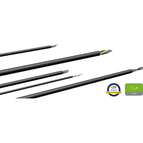 Przewód Procab CLS215-CCA/1 Loudspeaker cable - 2 x 1.5 mm² - 16 AWG - EN50399 CPR Euroclass Cca-s1b,d0