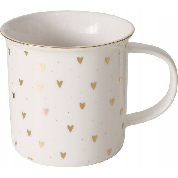 Kubek porcelanowy, ręcznie malowany, DILARA, 370 ml