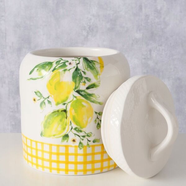 Ceramiczny pojemnik kuchenny w cytryny, LEMONY