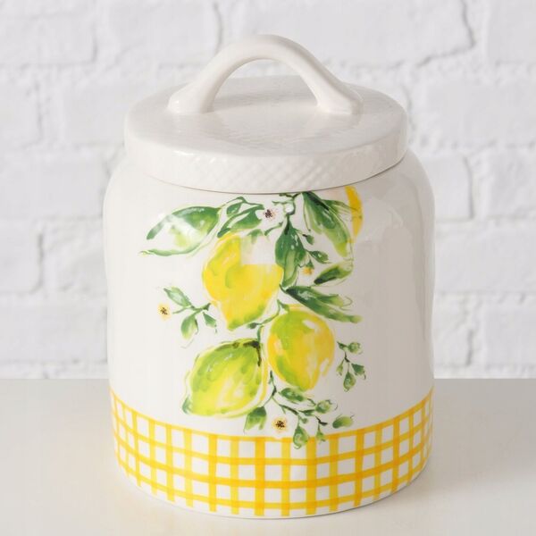 Ceramiczny pojemnik kuchenny w cytryny, LEMONY