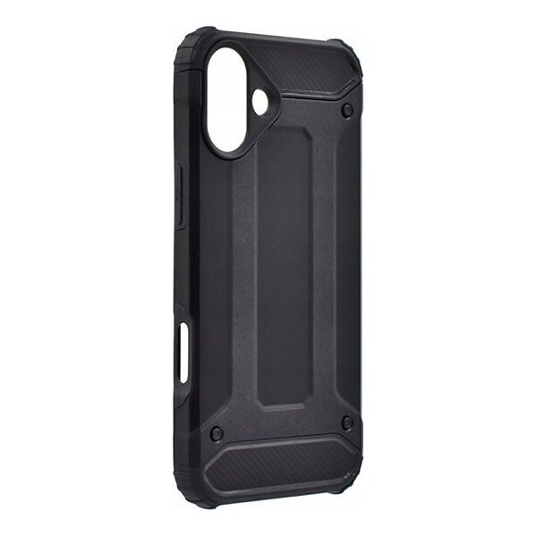 Etui Hybrid Armor pancerne na iPhone 16 - czarne