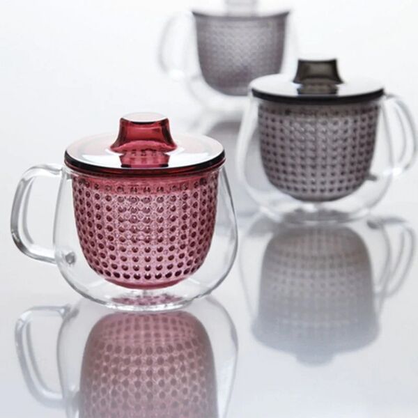 Klean Kanteen Cup with a strainer and lid Kinto UNITEA Wine